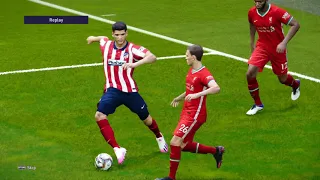 LIVERPOOL VS ATLETICO MADRID eFootball PES 2021 Gameplay