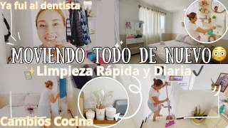 Moviendo todo de Nuevo😳pequeños Cambios en mi cocina/Limpeza rápida y Diaria #cambio #limpieza