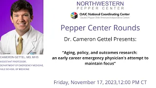 Northwestern Pepper Center Grand Rounds: Cameron Gettel