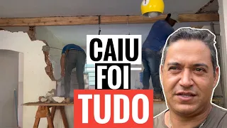 DERRUBEI AS PAREDES da CASA NO SÍTIO