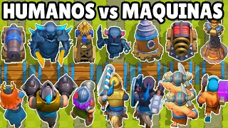 HUMANS vs MACHINES | WHICH IS BETTER? | CLASH ROYALE OLYMPICS