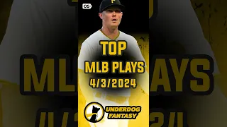 Underdog MLB Picks Today (4/3/24) | Underdog Fantasy Promo Code