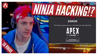 Ninja BANNED from Apex Legends & Explains Why (HACKING?!)