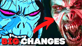 9 MASSIVE Changes: Morbius Comics vs Film