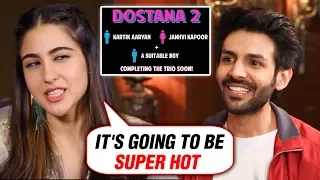 Sara Ali Khan EPIC REACTION On Kartik Aaryan And Janhvi Kapoor In Dostana 2