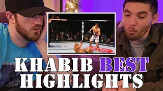 Reacting to Khabib's Best Career Highlights | Is he #1 all time?