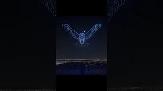 Incredible SkyMagic Drone Show at Zayed International Airport