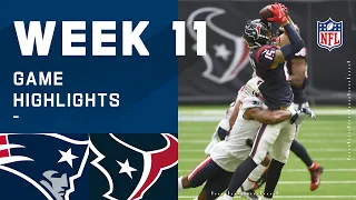 Patriots vs. Texans Week 11 Highlights | NFL 2020