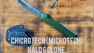 Chicrotech (Microtech) Halo 6 clone overview.