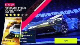 ASPHALT 9 | Opening 160 Pininfarina Battista packs & Test Drive