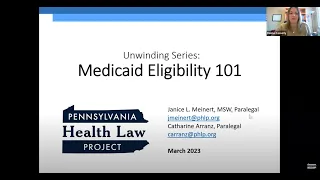 2023 Unwinding Webinar Series: Medicaid Eligibility 101