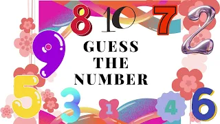 Guess The Number| 1-10 | Little Ones