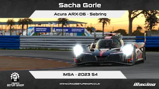 iRacing - 23S4 - Acura ARX-06 - IMSA - Sebring - SG