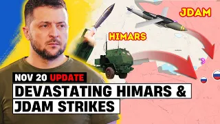 HIMARS & JDAMs - Ukraine's Big Guns Wreak Havoc in the Russian Rear!