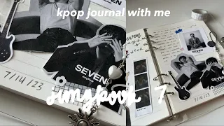 🖇 kpop journal with me: jungkook 'seven'