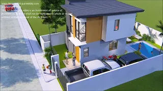 2 Bedroom, High Ceiling, Loft Style Modern House | JCA Arkitekto TV