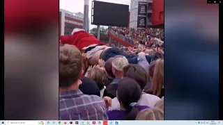 67-year-old crowd surfer halts 'The Killers' concert (UK) - ITV News