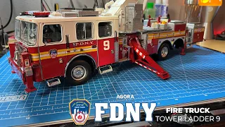 Build the FDNY Ladder 9 Fire Truck 1:24 Scale - Pack 9 - Stages 58-62