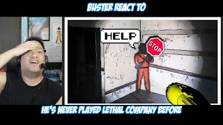 Buster Reacts to @SMii7Y | He's Never Played Lethal Company Before