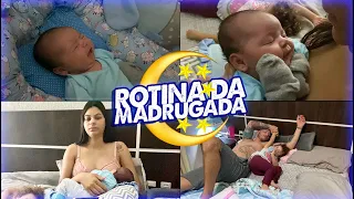 ROTINA DA MADRUGADA com um RECÉM NASCIDO