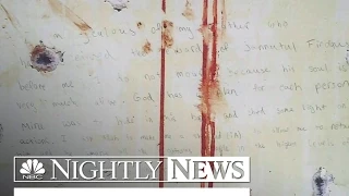 Boston Bombing: Tsarnaev's Blood-Stained Message Shown To Jury | NBC Nightly News