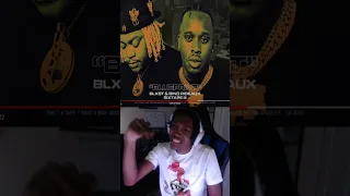 Bino Slid! Blxst & Bino Rideaux - Blueprint reaction video sixtape 3 #shorts #music #rap #reaction