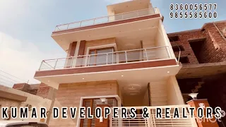 132 Gaj 4 Bhk 23*52 corner house plan with design for sale sector 125 new sunny enclave Mohali