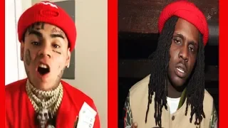 6IX9INE REACTS TO CHIEF KEEF GETTING SHOT AT!!!