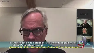 Police & Fire Commission - January 12, 2021