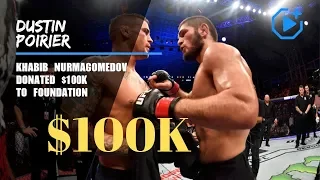 Khabib Nurmagomedov DONATES $100K to Dustin's Foundation | Octagon Plus