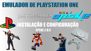 EMULADOR PLAYSTATION ONE - EPSXE 2.0.5 Win32 ou Win64 Bits