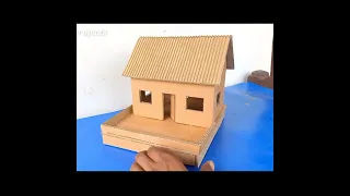 cardboard house / gatte ka ghar #short #Cardboard House