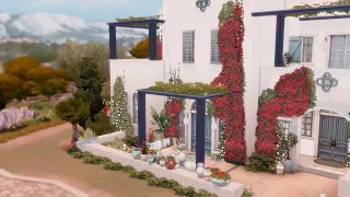 Greek Villa / The Sims 4 / no cc / stop motion