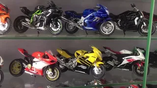 300+ diecast bikes - Dnation's exclusive one of a kind 1/18 scale bike collection