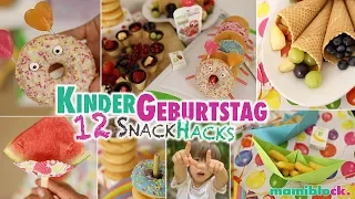 12 Snack und Party Hacks 🎉🎈| Stressfrei | Zeit sparen | mamiblock