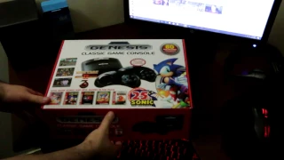 AtGames Sega Genesis Classic Game Console 2016 Review and unboxing