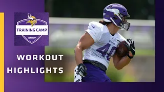 Highlights From Minnesota Vikings Rookie Practice at 2020 Training Camp - August 11