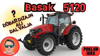 Moderan dizajn ali kakav je traktor BAŠAK 5120 !? - RECENZIJA