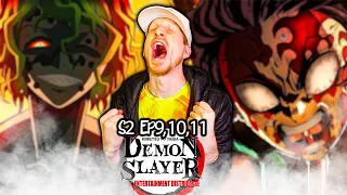 SEASON FINALE TIME! 🔥 | Demon Slayer S2 E9, 10 & 11 Reactions (Entertainment District Arc)
