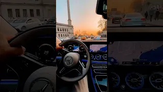 Mercedes AMG E Class 😍 Interior 🔥 Istanbul ❤️ City #shorts