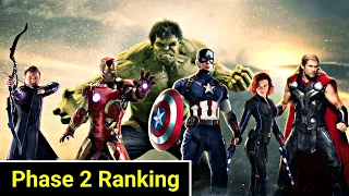 MCU Phase 2 Movies Ranking In HINDI | MCU Phase 2 Explained In HINDI | MCU Phase 2 Ranked (HINDI)