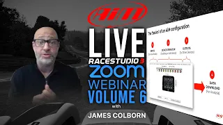 Aim Live Zoom Webinar Race Studio 3 Volume 6 w/ James Colborn October 2021