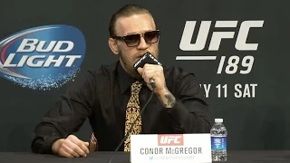 UFC 189: Pre-fight Press Conference Highlights