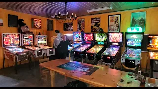 Tour of Rob Noel's Pinball Machine Collection! Games from 1966 to 2016!