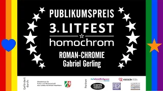 Gabriel Gerling  liest »Julien Lemaire« beim 3. Litfest homochrom — Roman-Chromie