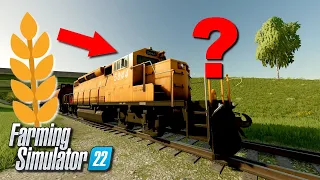 Farming Simulator 22 - 🎓Akademia: Jak korzystać z 🚂 pociągu i ile to 💰 kosztuje ?  |#FS22