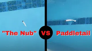 Underwater Footage: The Nub Rig Vs A Paddletail Lure
