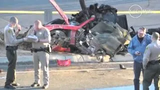 Paul Walker dies in Car Crash raw footage real video  *first on net*