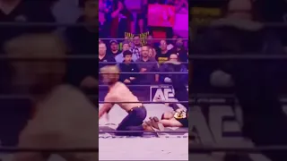 aew adam cole low blow adam page 😂😂 #aew #adamcole #adampage#shorts