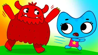 Watch Out For a Hungry Monster! - Videos For Kids - Kit^n^Kate